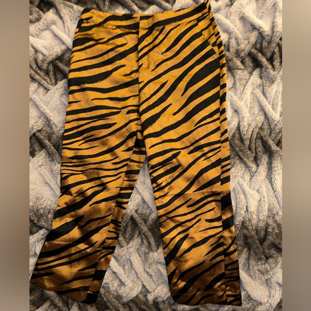 Brown zebra pants